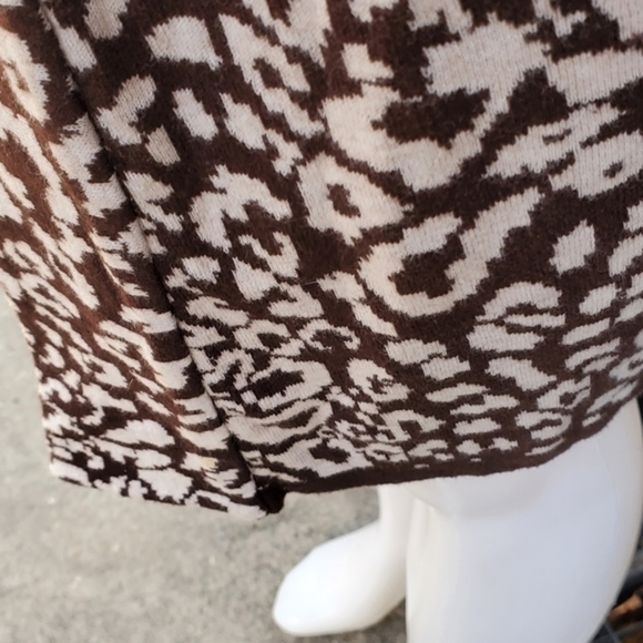 Style & Company Animal print‎ open cardigan 1X - Picture 7 of 9